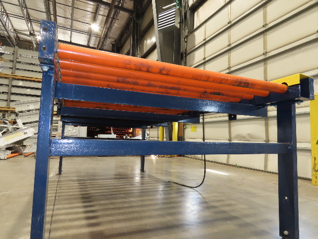 55"x 10' Chain Drive Roller Conveyor 48"BF 1.9" Urethane Roller 460V 3PH