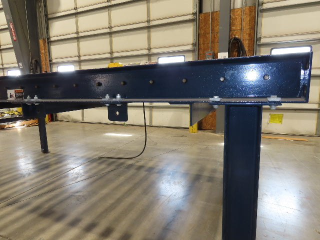 55"x 10' Chain Drive Roller Conveyor 48"BF 1.9" Urethane Roller 460V 3PH