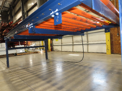 55"x 10' Chain Drive Roller Conveyor 48"BF 1.9" Urethane Roller 460V 3PH