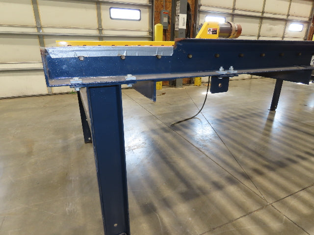 55"x 10' Chain Drive Roller Conveyor 48"BF 1.9" Urethane Roller 460V 3PH