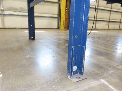 55"x 10' Chain Drive Roller Conveyor 48"BF 1.9" Urethane Roller 460V 3PH