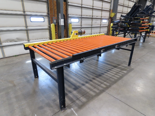 55"x 10' Chain Drive Roller Conveyor 48"BF 1.9" Urethane Roller 460V 3PH