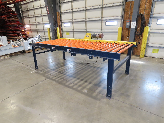 55"x 10' Chain Drive Roller Conveyor 48"BF 1.9" Urethane Roller 460V 3PH