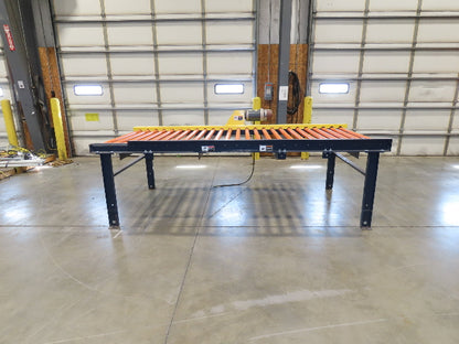 55"x 10' Chain Drive Roller Conveyor 48"BF 1.9" Urethane Roller 460V 3PH