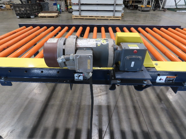 55"x 10' Chain Drive Roller Conveyor 48"BF 1.9" Urethane Roller 460V 3PH