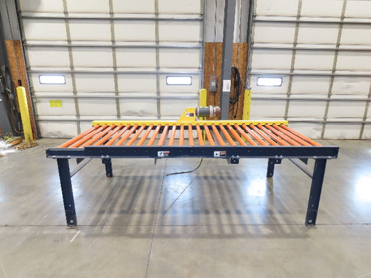 55"x 10' Chain Drive Roller Conveyor 48"BF 1.9" Urethane Roller 460V 3PH