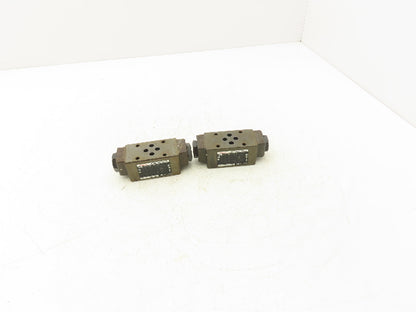 Nachi OCP-G01-A1-21 Pilot Operated Modular Check Valve Lot of 2