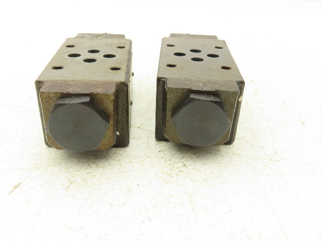 Nachi OCP-G01-A1-21 Pilot Operated Modular Check Valve Lot of 2