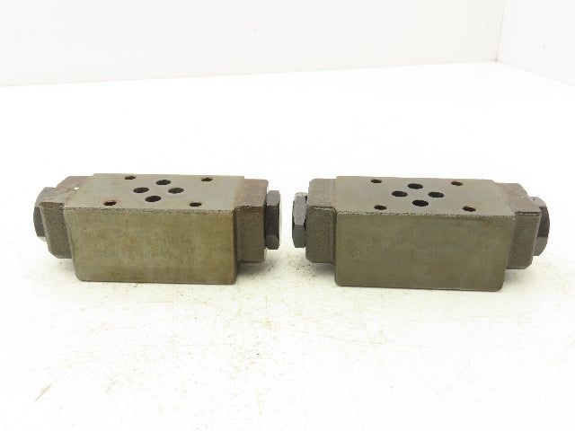 Nachi OCP-G01-A1-21 Pilot Operated Modular Check Valve Lot of 2