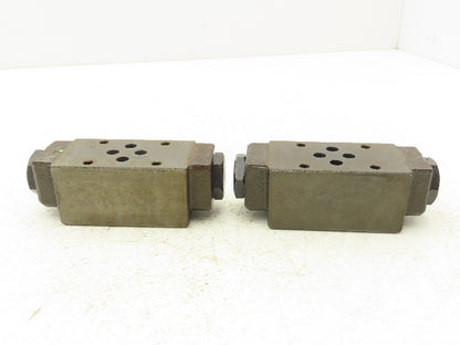 Nachi OCP-G01-A1-21 Pilot Operated Modular Check Valve Lot of 2