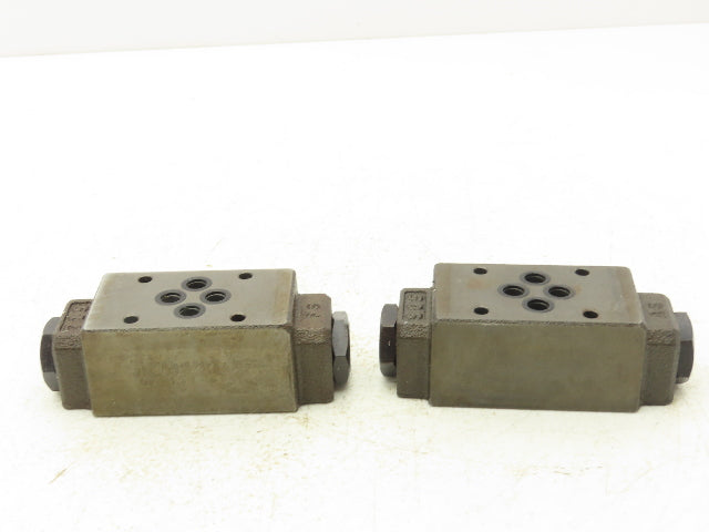 Nachi OCP-G01-A1-21 Pilot Operated Modular Check Valve Lot of 2
