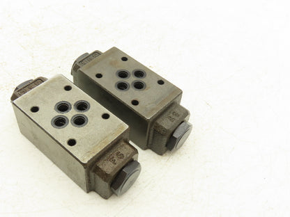 Nachi OCP-G01-A1-21 Pilot Operated Modular Check Valve Lot of 2