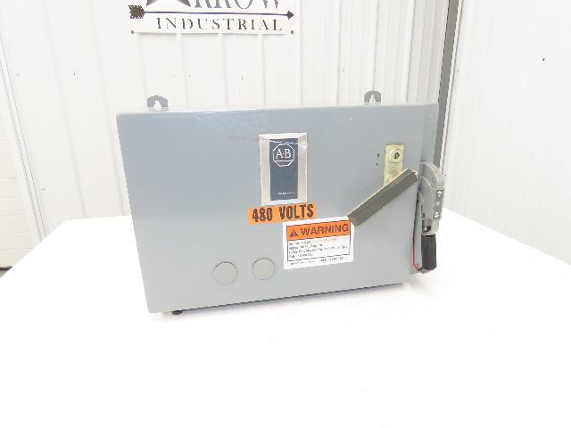 Allen Bradley 512H-BJB-6-24 Combination Motor Starter 10Hp 30A 575V Fused Size 1