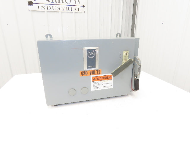 Allen Bradley 512H-BJB-6-24 Combination Motor Starter 10Hp 30A 575V Fused Size 1