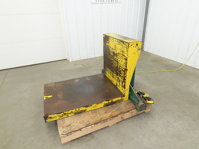 Southworth ZTU-4 Pan Style Container Tilter Lift Table Tipper 4000lbs 85° 40x29"