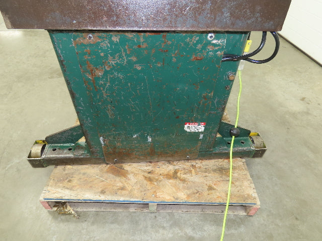 Southworth ZTU-4 Pan Style Container Tilter Lift Table Tipper 4000lbs 85° 48x48"
