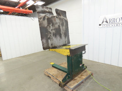 Southworth ZTU-4 Pan Style Container Tilter Lift Table Tipper 4000lbs 85° 48x48"