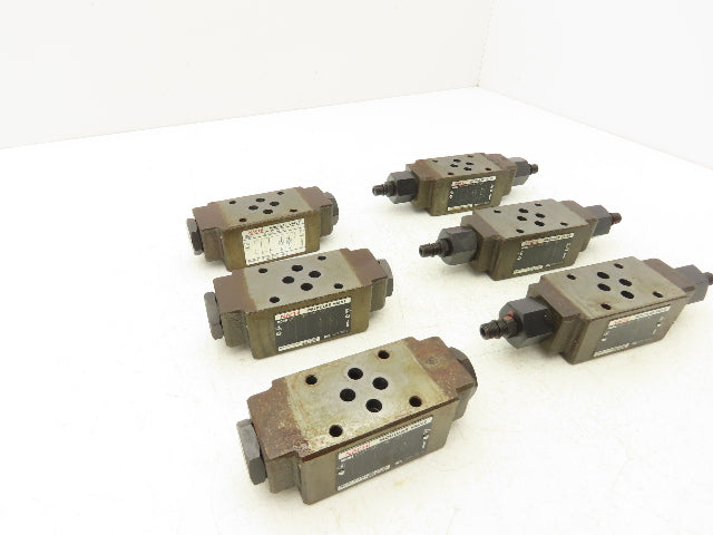 Nachi OCP-G01-W1-21 Hydraulic Check Valve & Flow Control Valve 3 Each Lot of 6