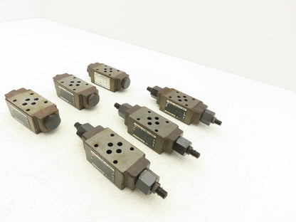 Nachi OCP-G01-W1-21 Hydraulic Check Valve & Flow Control Valve 3 Each Lot of 6