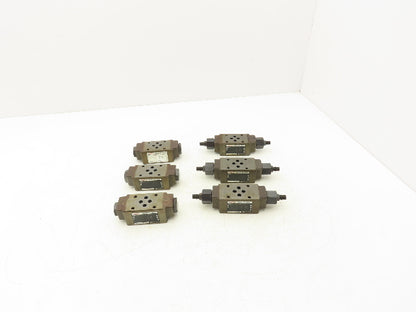 Nachi OCP-G01-W1-21 Hydraulic Check Valve & Flow Control Valve 3 Each Lot of 6