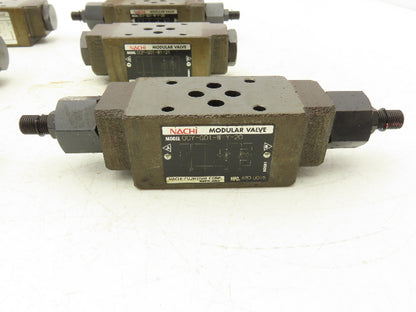 Nachi OCP-G01-W1-21 Hydraulic Check Valve & Flow Control Valve 3 Each Lot of 6