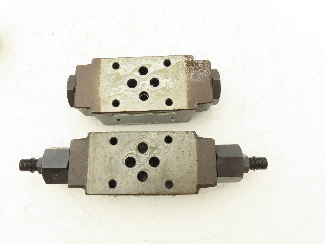 Nachi OCP-G01-W1-21 Hydraulic Check Valve & Flow Control Valve 3 Each Lot of 6