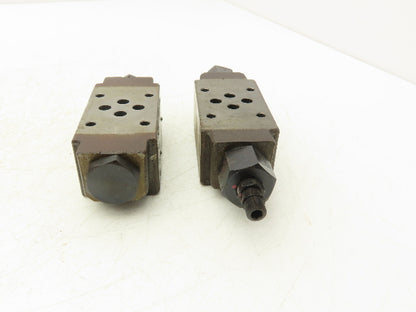 Nachi OCP-G01-W1-21 Hydraulic Check Valve & Flow Control Valve 3 Each Lot of 6