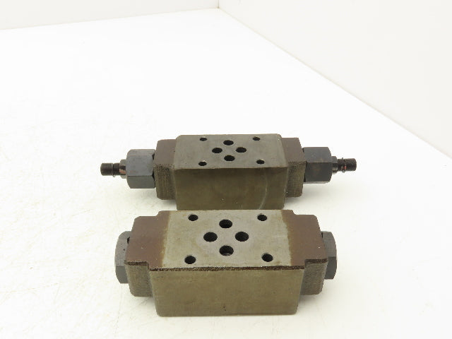 Nachi OCP-G01-W1-21 Hydraulic Check Valve & Flow Control Valve 3 Each Lot of 6