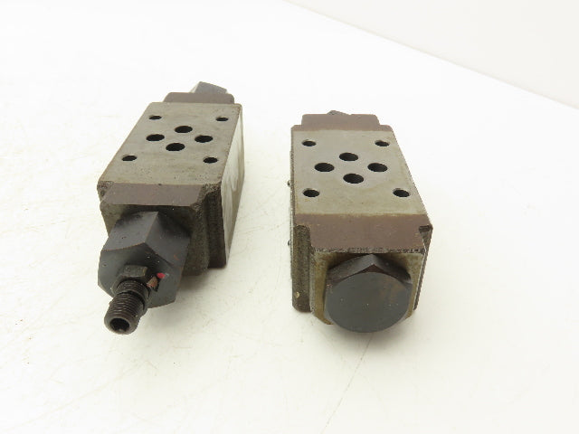 Nachi OCP-G01-W1-21 Hydraulic Check Valve & Flow Control Valve 3 Each Lot of 6