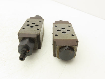 Nachi OCP-G01-W1-21 Hydraulic Check Valve & Flow Control Valve 3 Each Lot of 6