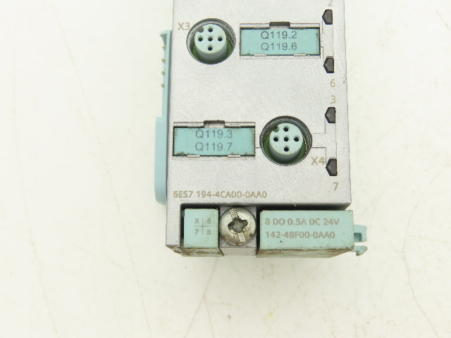 Siemens 6ES7 194-4CA00-0AA0 SIMATIC 8 point Digital Output w/Connector Lot of 11