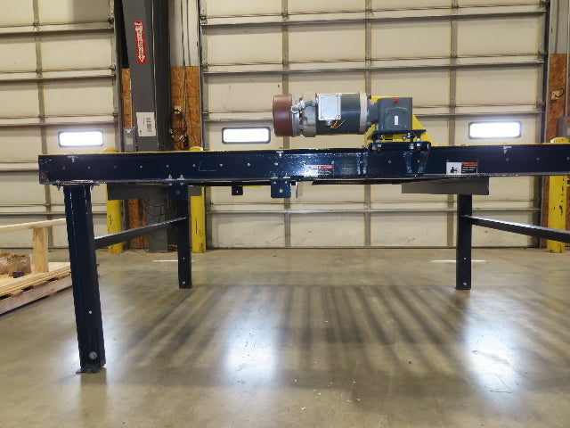 55"x 8' 4" Chain Drive Roller Conveyor 48"BF 1.9" Urethane Roller 460V 3PH 45fpm