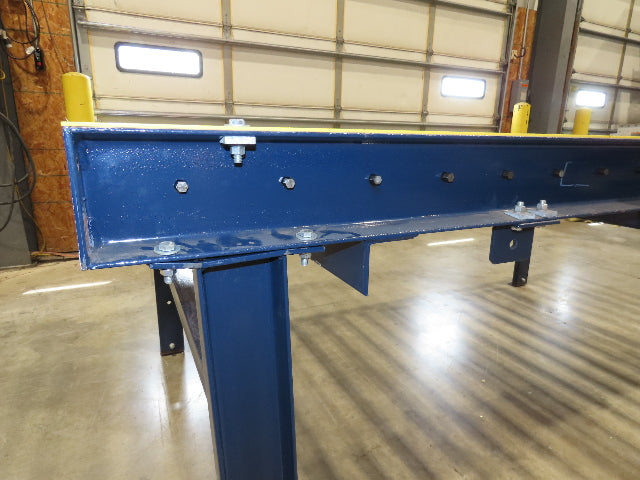 55"x 8' 4" Chain Drive Roller Conveyor 48"BF 1.9" Urethane Roller 460V 3PH 45fpm