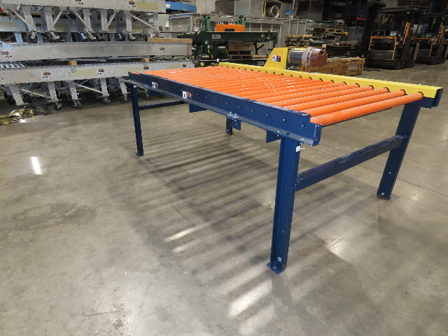 55"x 8' 4" Chain Drive Roller Conveyor 48"BF 1.9" Urethane Roller 460V 3PH 45fpm