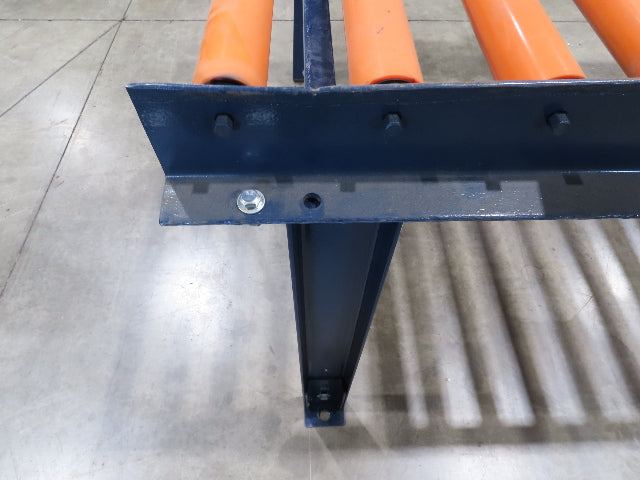 55"x 8' 4" Chain Drive Roller Conveyor 48"BF 1.9" Urethane Roller 460V 3PH 45fpm