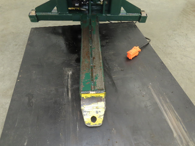Southworth ZTU-4 Pan Style Tote Tilter Lift Table Tipper 4000lbs 85° 48x46"