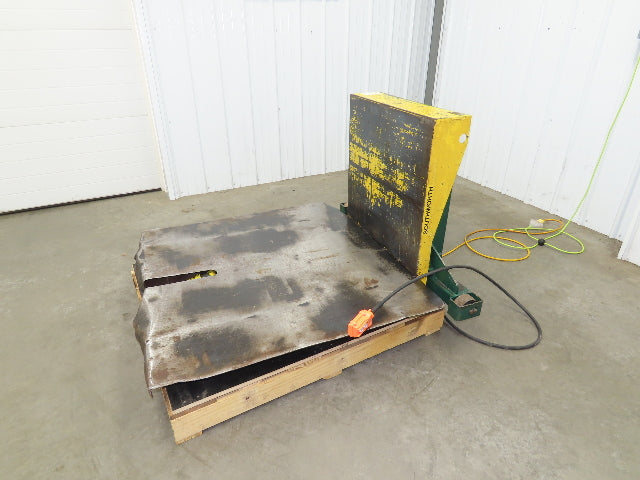 Southworth ZTU-4 Pan Style Tote Tilter Lift Table Tipper 4000lbs 85° 48x46"