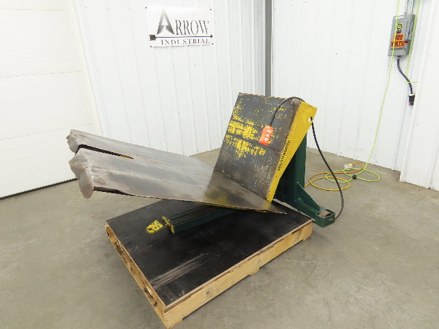 Southworth ZTU-4 Pan Style Tote Tilter Lift Table Tipper 4000lbs 85° 48x46"