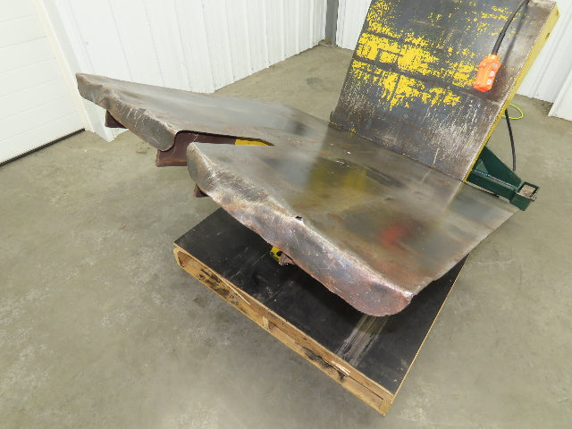 Southworth ZTU-4 Pan Style Tote Tilter Lift Table Tipper 4000lbs 85° 48x46"