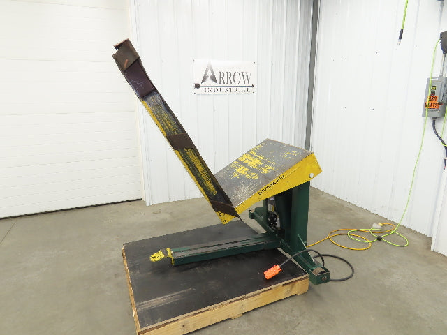 Southworth ZTU-4 Pan Style Tote Tilter Lift Table Tipper 4000lbs 85° 48x46"