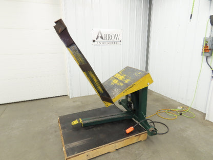 Southworth ZTU-4 Pan Style Tote Tilter Lift Table Tipper 4000lbs 85° 48x46"