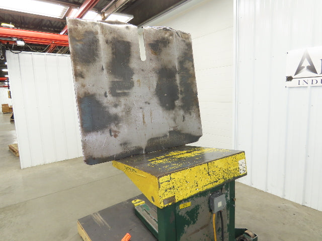 Southworth ZTU-4 Pan Style Tote Tilter Lift Table Tipper 4000lbs 85° 48x46"