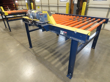 55"x 6' Chain Drive Roller Conveyor 48"BF 1.9" Urethane Roller 460V 3PH 45fpm