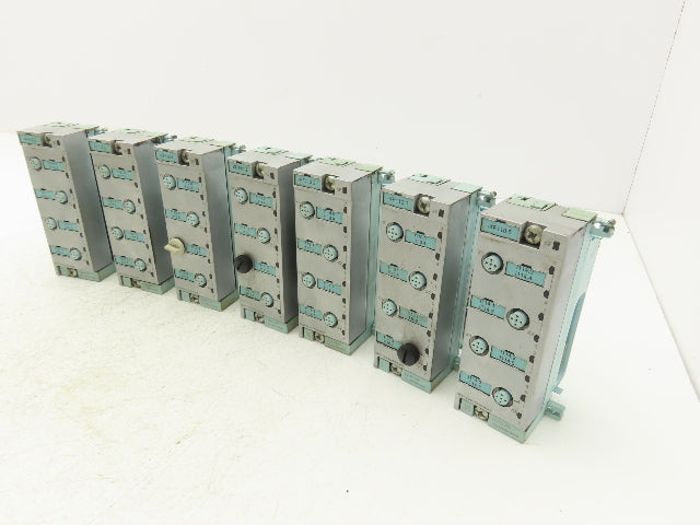 Siemens 6ES7 194-4CA00-0AA0 SIMATIC 8 point Digital Input w/ Connector Lot of 7