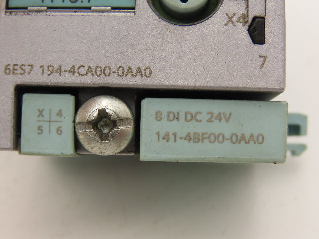 Siemens 6ES7 194-4CA00-0AA0 SIMATIC 8 point Digital Input w/ Connector Lot of 7