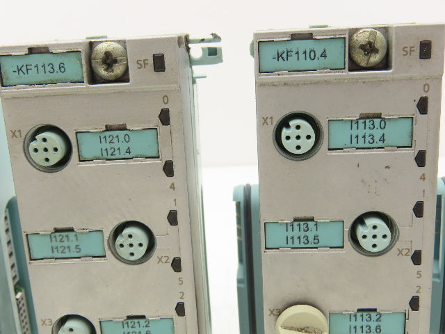 Siemens 6ES7 194-4CA00-0AA0 SIMATIC 8 point Digital Input w/ Connector Lot of 7