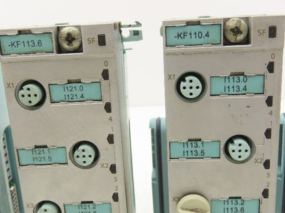 Siemens 6ES7 194-4CA00-0AA0 SIMATIC 8 point Digital Input w/ Connector Lot of 7