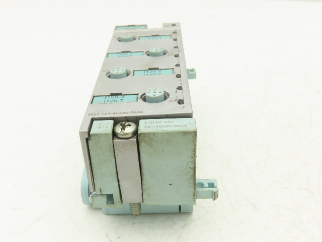 Siemens 6ES7 194-4CA00-0AA0 SIMATIC 8 point Digital Input w/ Connector Lot of 7