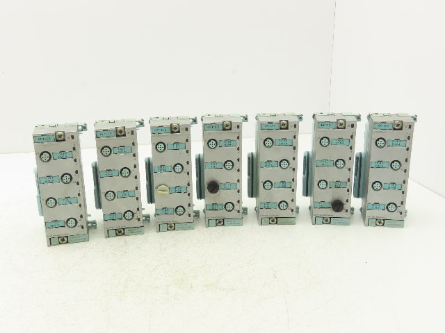 Siemens 6ES7 194-4CA00-0AA0 SIMATIC 8 point Digital Input w/ Connector Lot of 7