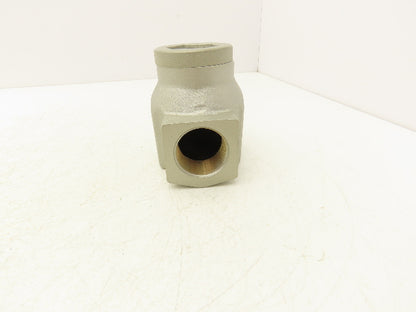 SMC INA-14-88-N12 Check Valve 1-1/4" Uni-Directional Fluid/Air Brass/Stainless